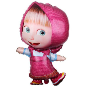 Balon Foliowy Masza i Niedźwiedź 77cm