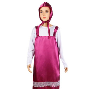 Strój Dla Dzieci Masza i Niedźwiedź Sukienka roz. 122-128