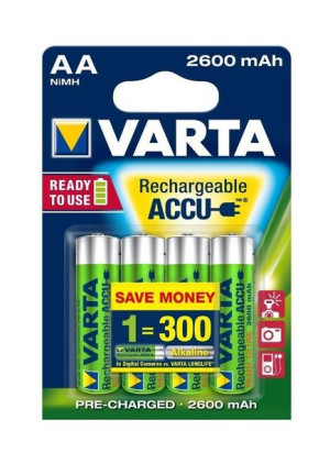 BAT0314 Akumulator Varta AA 2600mAh (4 sztuki/blister)