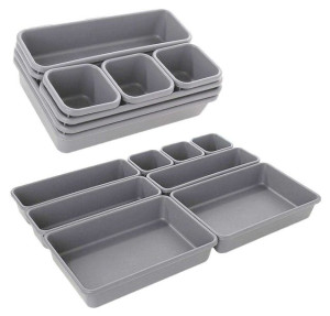 AG641B Modułowy organizer 8szt szary