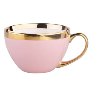 Aurora Gold Filiżanka Jumbo Nbc 400 Ml Pudrowy Róż