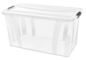 Pojemnik 80L Pudło Plastikowe z Pokrywą Master BOX