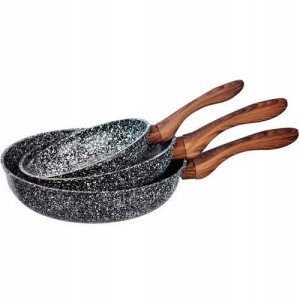 Zestaw 3 Patelni Granitowych 20/24/28cm