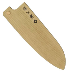 Tojiro Drewniana pochwa Saya" na Nóż Santoku 18 cm"