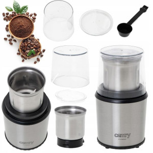 Młynek Do Mielenia Kawy Zbóż Orzechów 400w Inox