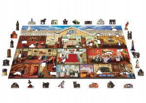 Drewniane Puzzle z figurkami - Rezydencja