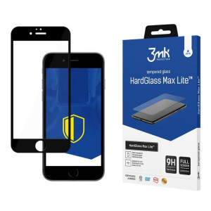 Szkło hartowane 3mk HardGlass Max Lite™ do Apple iPhone 6/6s Black