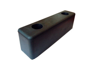 Odbój gumowy 20x5,2x6 cm - 2 otwory.