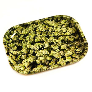 V-SYNDICATE BUDS tacka do zwijania jointów rolling tray metalowa SMALL