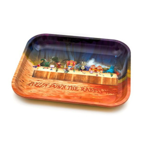 V-SYNDICATE ALICE DINNER XL tacka do zwijania jointów tray metalowa