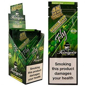 Bibułki konopne KINGPIN Hemp Blunt Wraps FLY 4 szt.