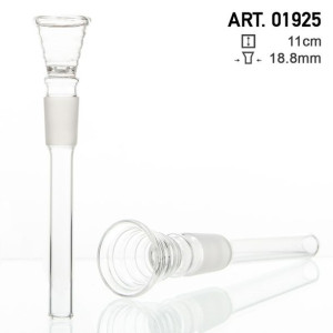 Rurka do bonga z cybuchem 11cm szlif 18.8mm rura do fajek wodnych