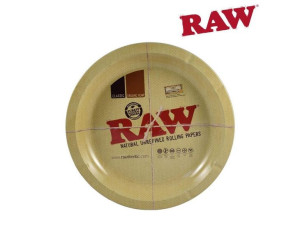 RAW 12" metalowa tacka do zwijania jointów okrągła tacka do kręcenia