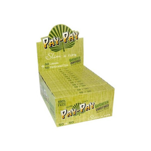 Bibułki+filtry Pay-Pay Go Green Slim 50 szt.