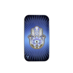 Metalowy schowek Syndicase Tin Box HAMSA BLUE
