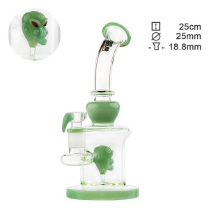Bongo Thug Life UFO Green szlif 18.8 mm wys. 25 cm