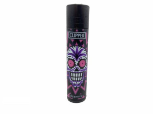 Zapalniczka Clipper wzór COLORFUL SKULLS