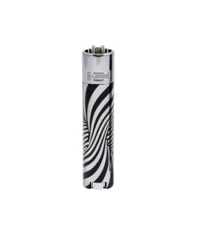 Zapalniczka metalowa Clipper Metal Psychedellic Silver w etui