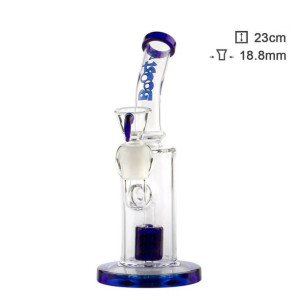 Bongo z filtracją Boost Blue perkolator Matrix wys. 23 cm szlif 18.8 mm