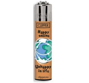 Zapalniczka Clipper wzór LOVE QUOTES