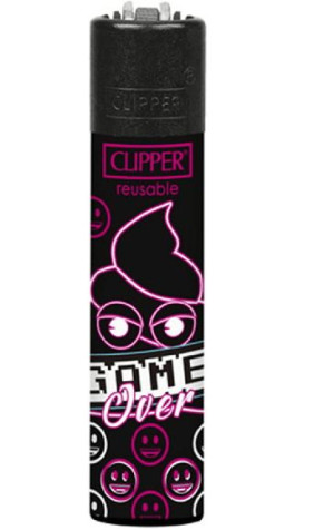 Zapalniczka Clipper wzór EMOJI GAMING