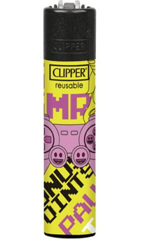 Zapalniczka Clipper wzór EMOJI GAMING