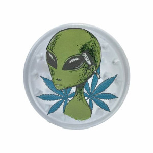 Grinder do suszu Alien Mushrooms 3-częściowy akrylowy