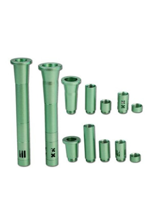 Zestaw uniwersalnych adapterów do bonga szlif 18.8/14.5 i 18.8/18.8 różne d