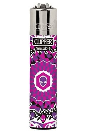 Zapalniczka Clipper wzór ALIEN MANDALAS