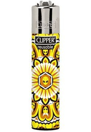 Zapalniczka Clipper wzór ALIEN MANDALAS