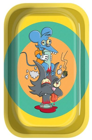 Tacka do jointów Itchy and Scratchy metalowa 29x19 cm