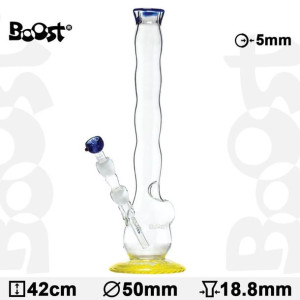Fajka wodna Boost wys. 42 cm szlif 18.8 mm wyciągany cybuch i rura chillum