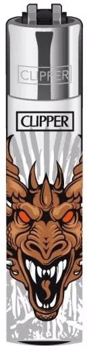 Zapalniczka Clipper wzór IRON BEAST