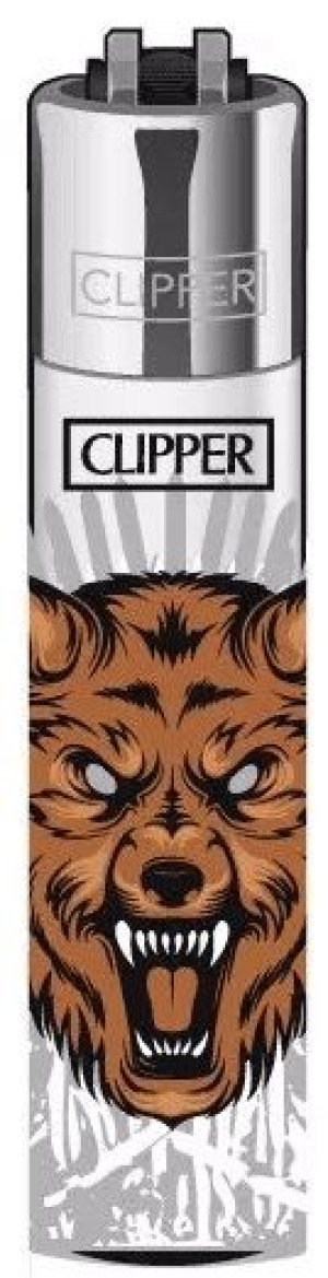 Zapalniczka Clipper wzór IRON BEAST
