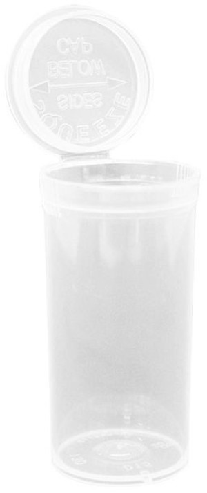 Pojemnik bezzapachowy Pop Top na susz przezroczysty wys. 7 cm
