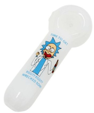 Lufka Rick and Morty 5 wzorów szklana długość 10 cm