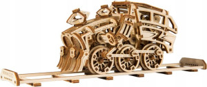 Drewniane Puzzle 3D – Lokomotywa Dream Express