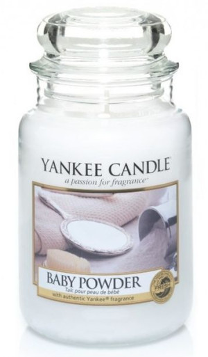 Świeca Yankee Candle Baby Powder Słoik duży 623g