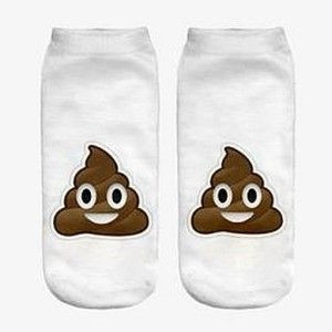 Skarpetki-stopki bawełniane fullprint POO