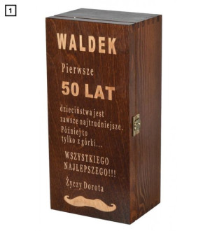 Grawerowane pudełko na Jack Daniels