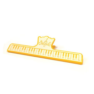 Klips do papieru CLIP PIANO Żółty
