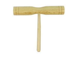Agogo podwójne drewniane 19 cm Ever Play