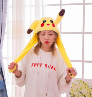 Czapka Led Pokemon Ruchome Uszy Strój