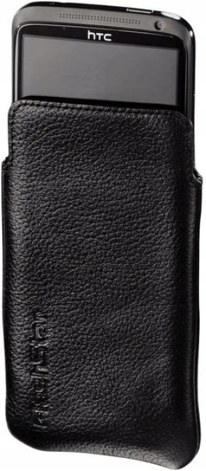 Ancona ETUI WSUWKA do HTC One X (skóra) czarna HIT