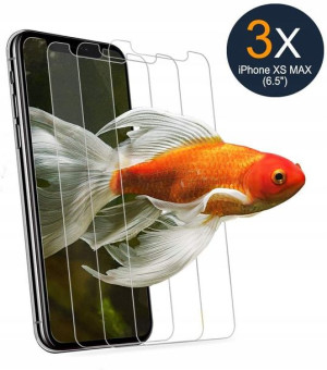 Szkło pancerne iPhone XS Max folia ochronna 3 SZT.