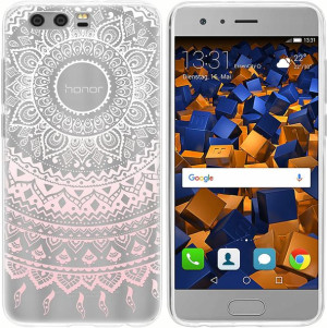 Mumbi Etui CASE Honor 9 MANDALA CLEAR RÓŻOWE HIT!