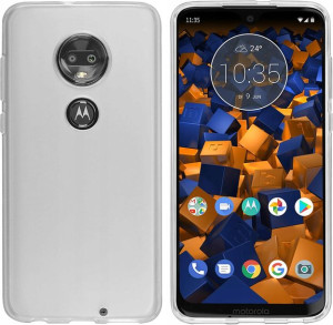 Mumbi Etui Motorola Moto G7 przezroczyste białe
