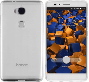 Mumbi Etui Huawei Honor 5X białe przezroczyste