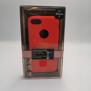 Etui case plecki Apple iPhone 7 czerwony JUST MUST
