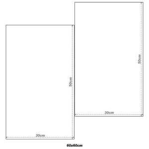 ZEGAR  Puszysty dmuchawiec 60x60